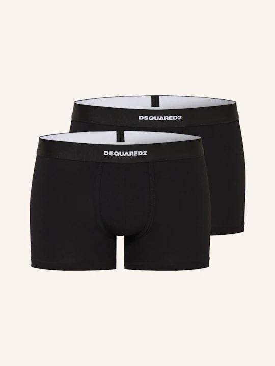Zdjęcie produktu dsquared2 Bokserki, 2 Szt. schwarz CZARNY