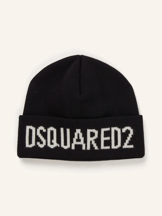 Zdjęcie produktu dsquared2 Czapka schwarz CZARNY