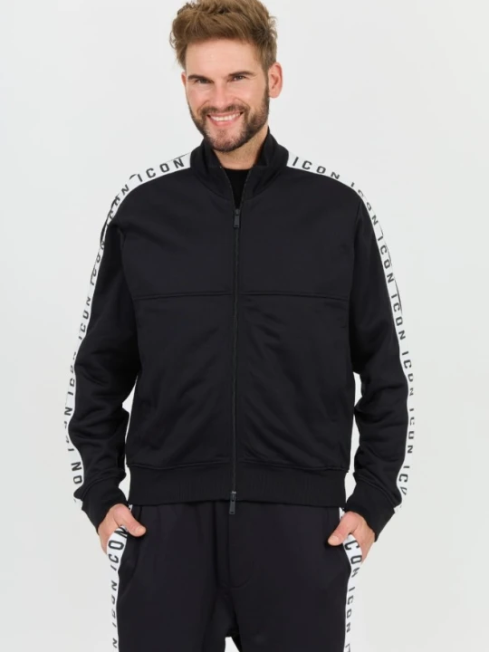 Zdjęcie produktu DSQUARED2 Czarna męska bluza Dean Sport Fit, Rozmiar XL
