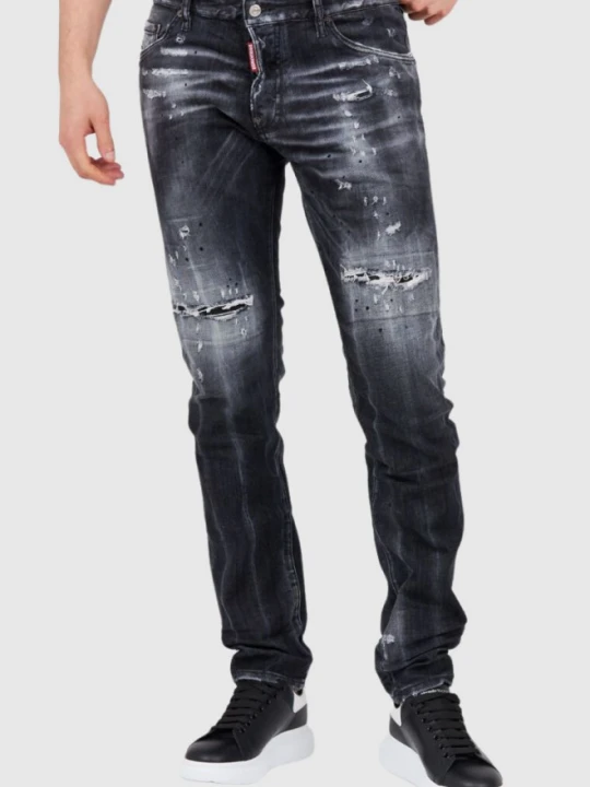 Zdjęcie produktu DSQUARED2 Czarne jeansy męskie cool guy jean, Rozmiar 46
