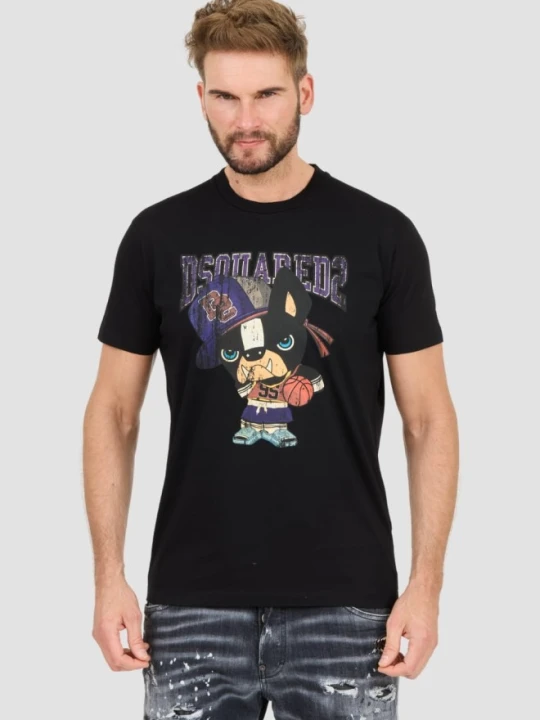 Zdjęcie produktu DSQUARED2 Czarny męski t-shirt Cool Fit Tee, Rozmiar XL
