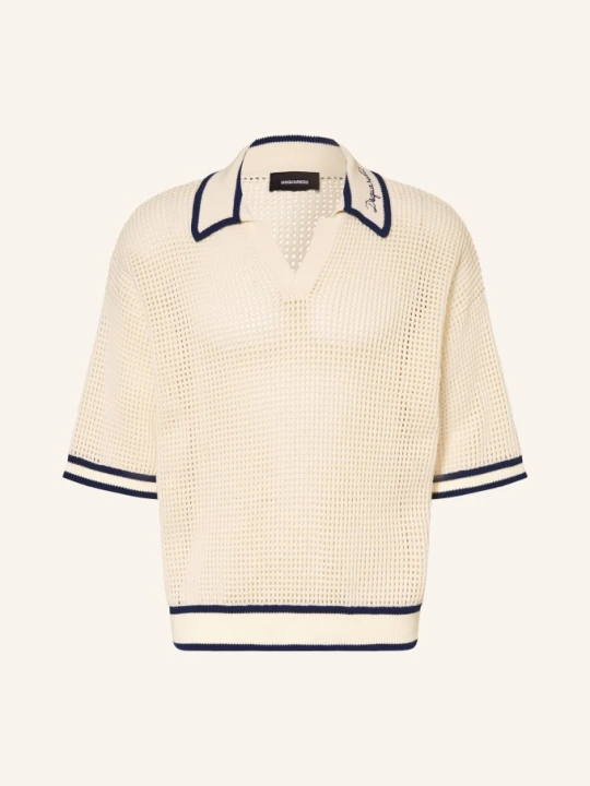 Zdjęcie produktu dsquared2 Dzianinowa Koszulka Polo weiss
