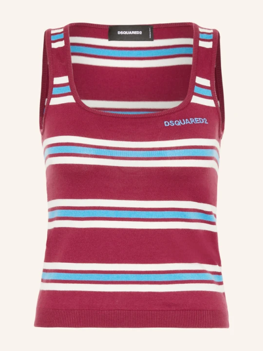 Zdjęcie produktu dsquared2 Dzianinowy Top rot beżowy