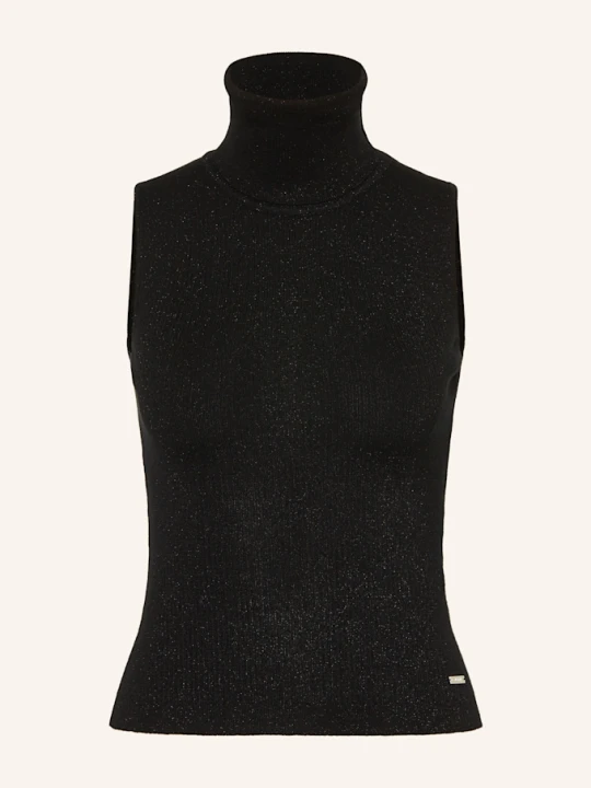 Zdjęcie produktu dsquared2 Dzianinowy Top Z Błyszczącą Przędzą schwarz CZARNY