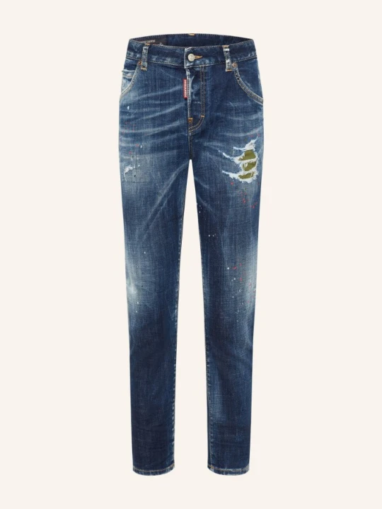 Zdjęcie produktu dsquared2 Dżinsy Z Przetarciami Teddy blau 470 NAVY BLUE