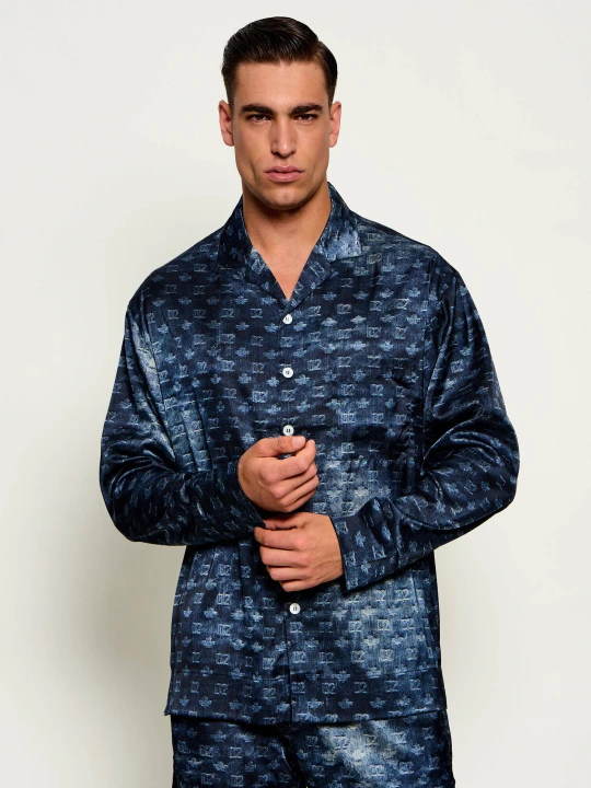 Zdjęcie produktu Dsquared2 Góra od piżamy | Relaxed fit granatowy