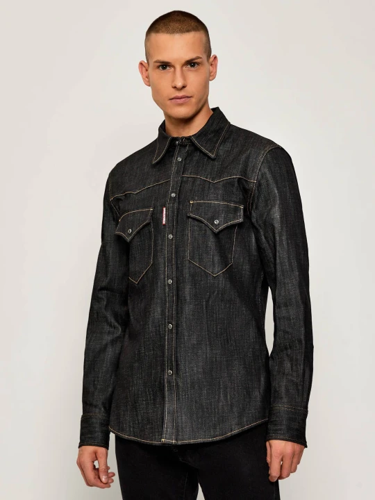 Zdjęcie produktu Dsquared2 Jeansowa koszula | Regular Fit czarny