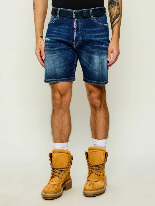 Zdjęcie produktu Dsquared2 Jeansowe szorty | Slim Fit granatowy