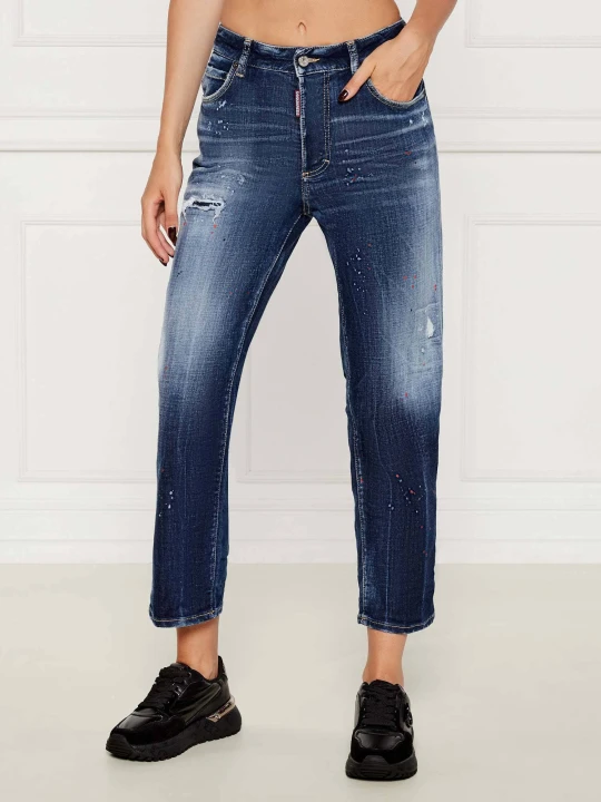 Zdjęcie produktu Dsquared2 Jeansy Boston Jean | Regular Fit granatowy