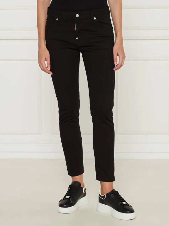 Zdjęcie produktu Dsquared2 Jeansy Cool Girl Jean | Regular Fit | low rise czarny