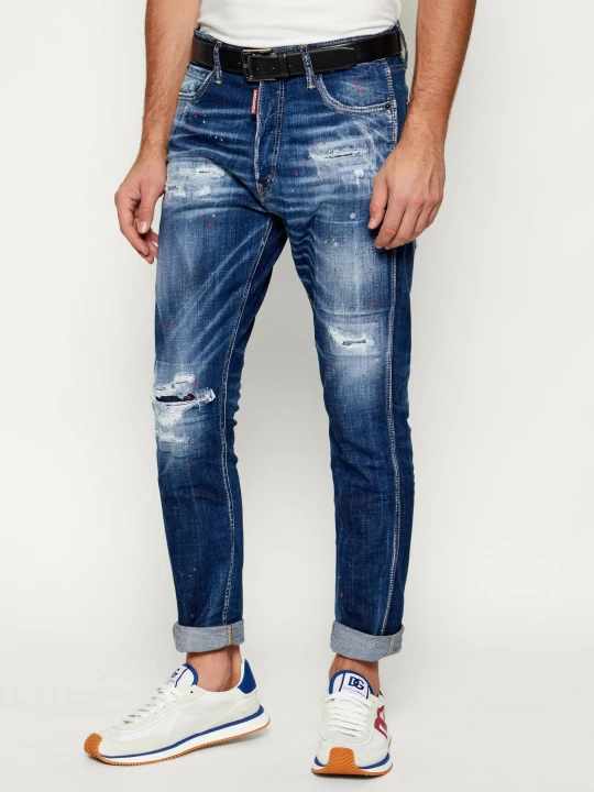 Zdjęcie produktu Dsquared2 Jeansy Cool Guy Mini Front Jean | Tapered fit granatowy