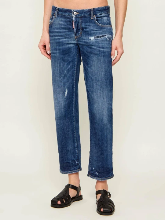 Zdjęcie produktu Dsquared2 Jeansy JENNA | Relaxed fit granatowy