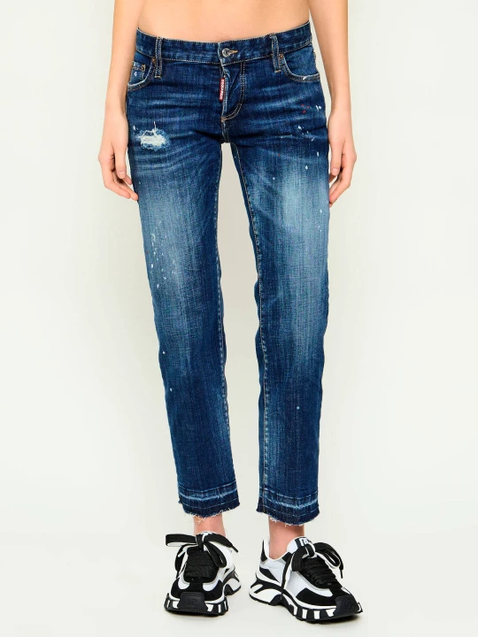 Zdjęcie produktu Dsquared2 Jeansy Jenna | Straight fit niebieski