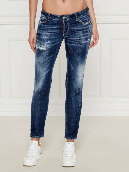 Zdjęcie produktu Dsquared2 Jeansy Jennifer | Slim Fit | low rise niebieski