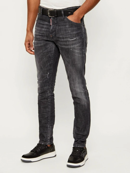 Zdjęcie produktu Dsquared2 Jeansy Teddy | carrot fit czarny
