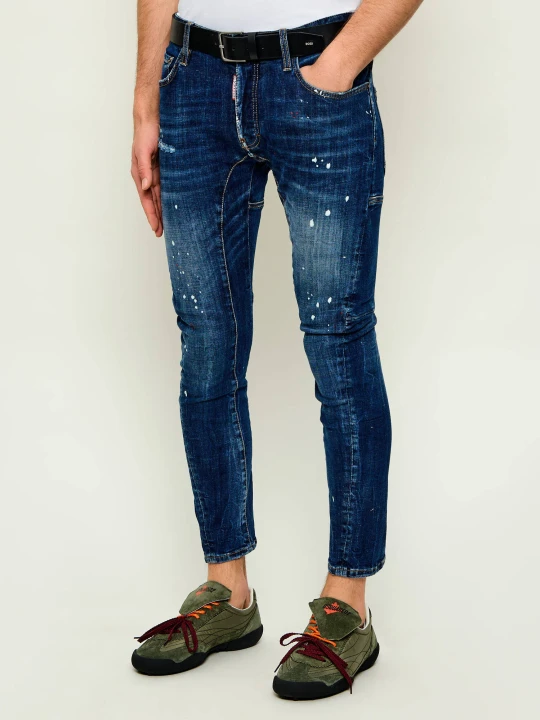 Zdjęcie produktu Dsquared2 Jeansy Tidy Biker | Slim Fit granatowy