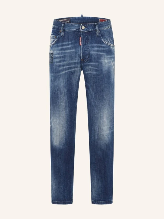 Zdjęcie produktu dsquared2 Jeansy W Stylu Destroyed Skater Jean Extra Slim Fit blau 470 NAVY BLUE