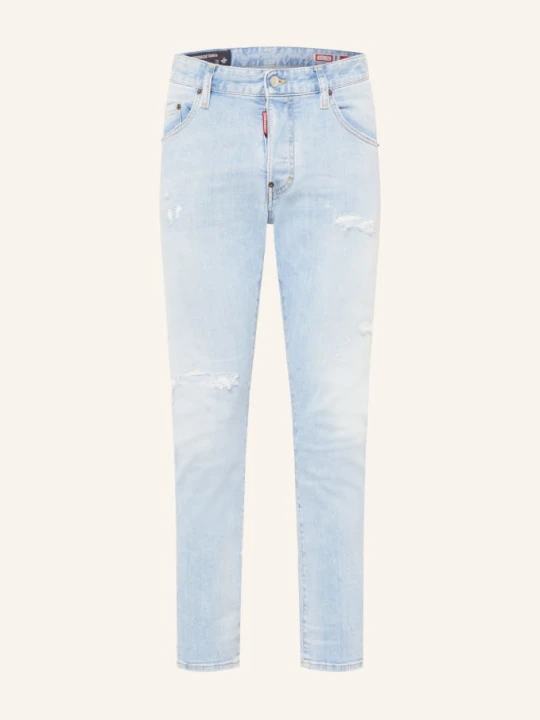 Zdjęcie produktu dsquared2 Jeansy W Stylu Destroyed Skater, Krój Extra Slim Fit blau 470 NAVY BLUE
