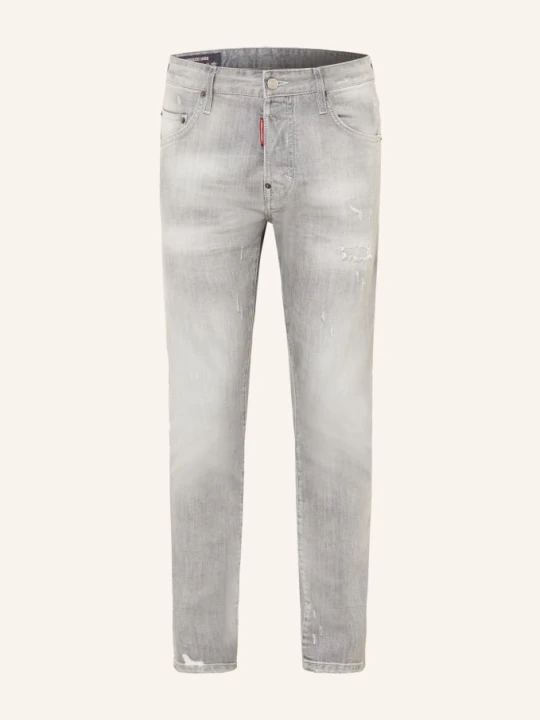 Zdjęcie produktu dsquared2 Jeansy W Stylu Destroyed Skater, Krój Extra Slim Fit grau 852 GREY