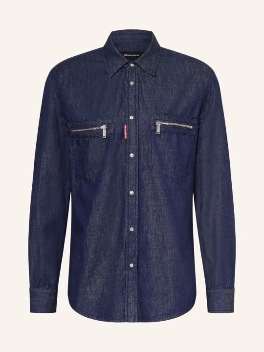 Zdjęcie produktu dsquared2 Koszula Dżinsowa Comfort Fit blau GRANATOWY