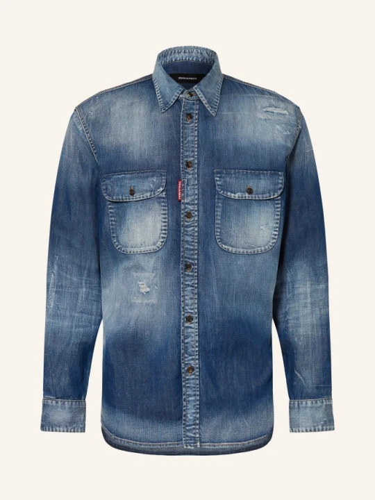 Zdjęcie produktu dsquared2 Koszula Dżinsowa Comfort Fit blau NIEBIESKI
