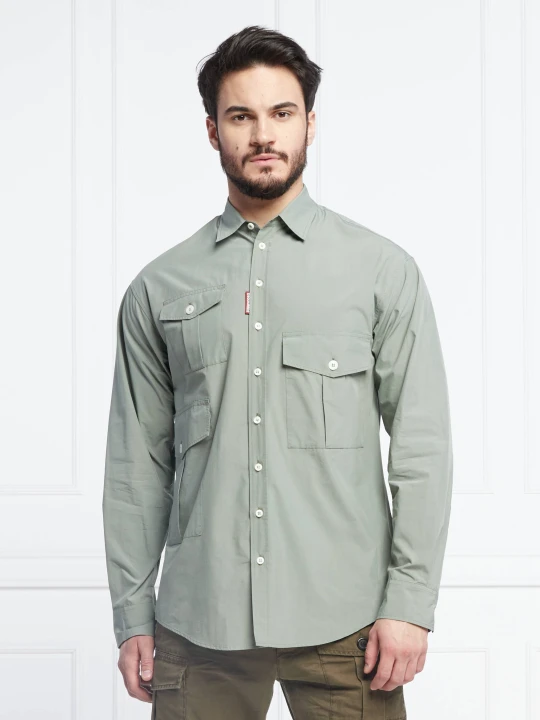 Zdjęcie produktu Dsquared2 Koszula Super Light Drop | Regular Fit zielony