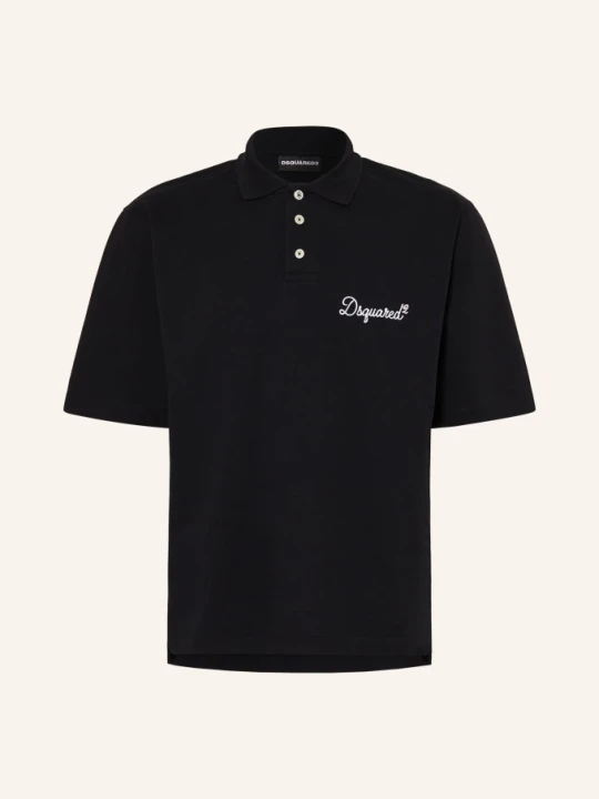 Zdjęcie produktu dsquared2 Koszulka Polo Z Dżerseju schwarz CZARNY