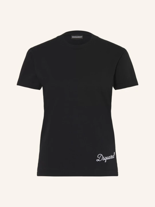 Zdjęcie produktu dsquared2 Koszulka Signature Just Right Fit schwarz CZARNY
