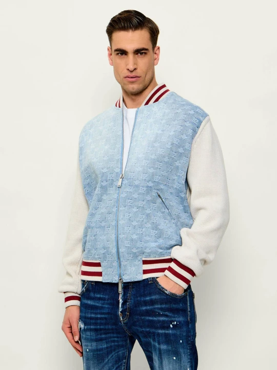Zdjęcie produktu Dsquared2 Kurtka bomber Kaban | Regular Fit błękitny