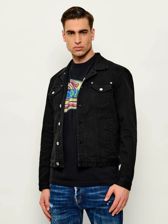 Zdjęcie produktu Dsquared2 Kurtka jeansowa Dan | Regular Fit czarny