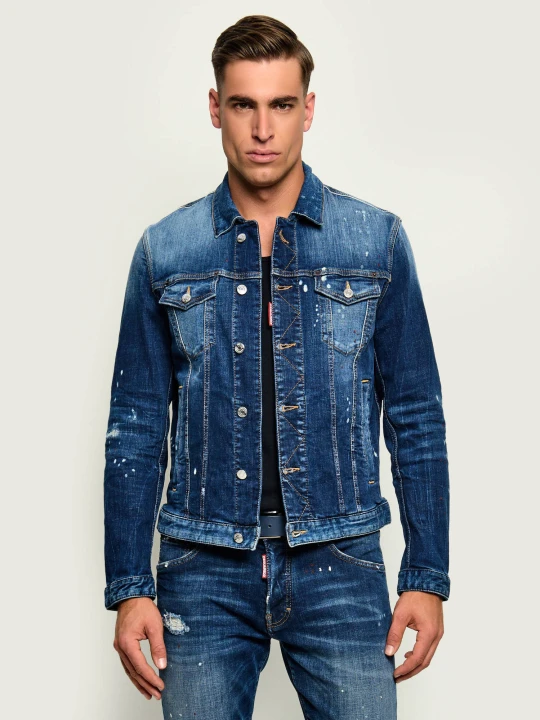 Zdjęcie produktu Dsquared2 Kurtka jeansowa Dan | Slim Fit granatowy