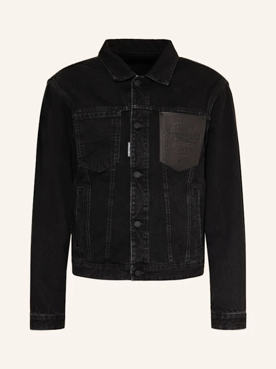 Zdjęcie produktu dsquared2 Kurtka Jeansowa schwarz CZARNY