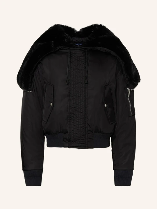 Zdjęcie produktu dsquared2 Kurtka Ze Sztucznym Futrem schwarz CZARNY