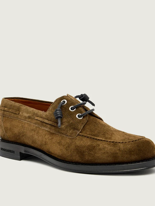 Zdjęcie produktu Dsquared2 Loafersy Neoclassic | zamsz khaki