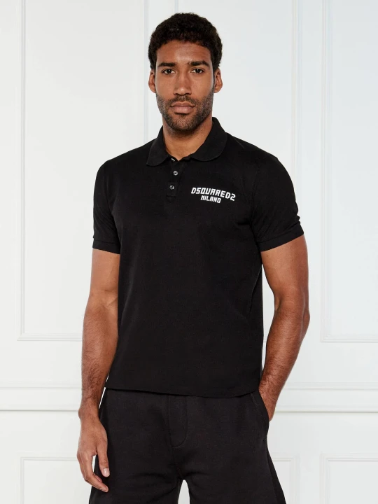 Zdjęcie produktu Dsquared2 Polo | Regular Fit czarny
