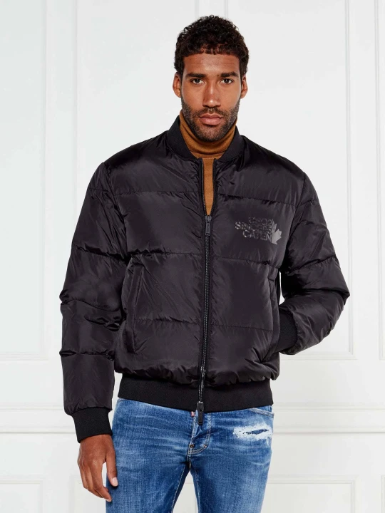 Zdjęcie produktu Dsquared2 Puchowa kurtka bomber | Regular Fit czarny