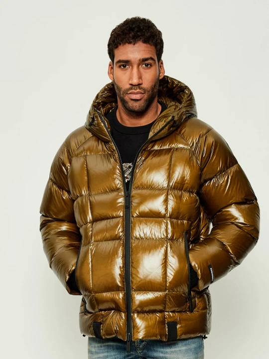 Zdjęcie produktu Dsquared2 Puchowa kurtka | Oversize fit khaki