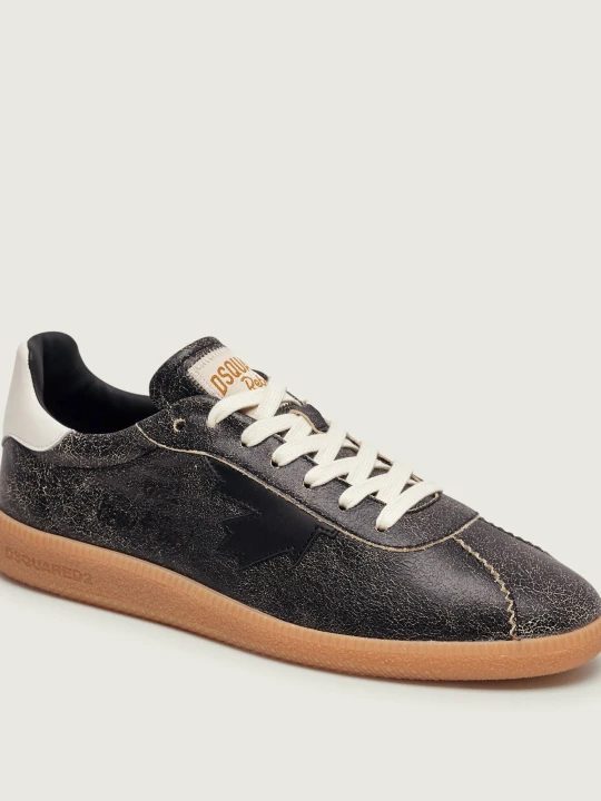 Zdjęcie produktu Dsquared2 Skórzane sneakersy REBEL czarny