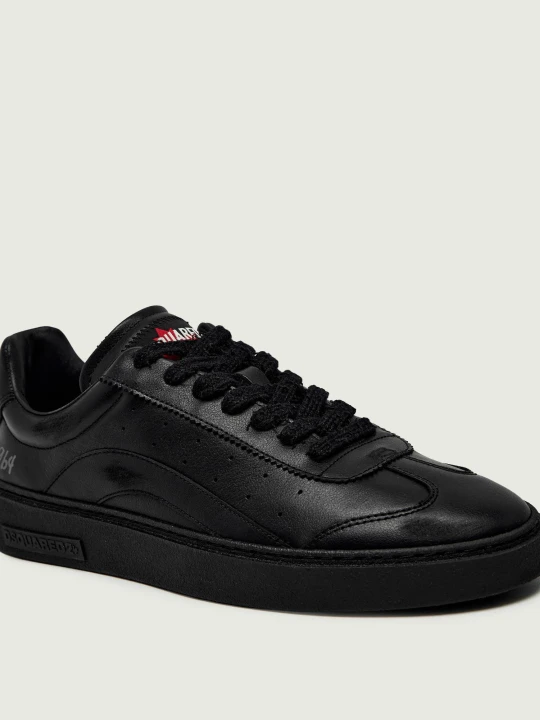 Zdjęcie produktu Dsquared2 Skórzane sneakersy Rider czarny