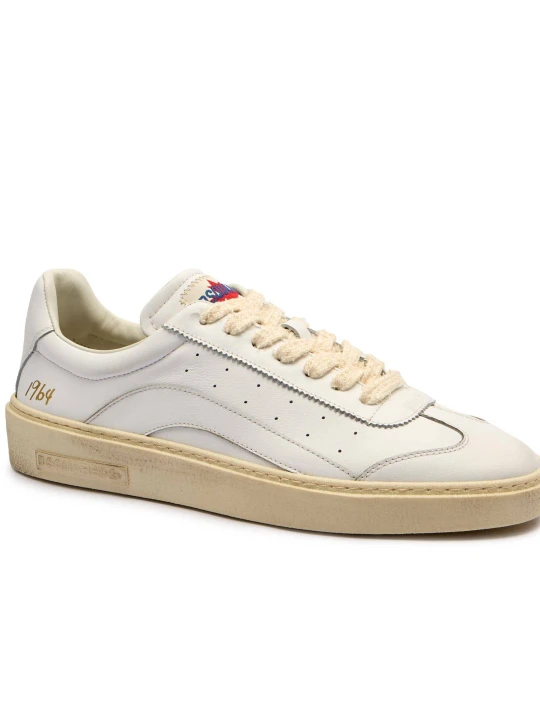 Zdjęcie produktu Dsquared2 Skórzane sneakersy Rider biały