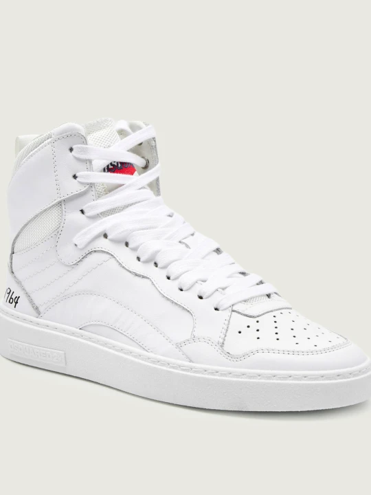 Zdjęcie produktu Dsquared2 Skórzane sneakersy Rider biały