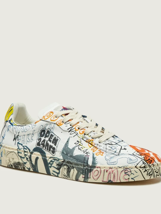 Zdjęcie produktu Dsquared2 Skórzane sneakersy Rider biały