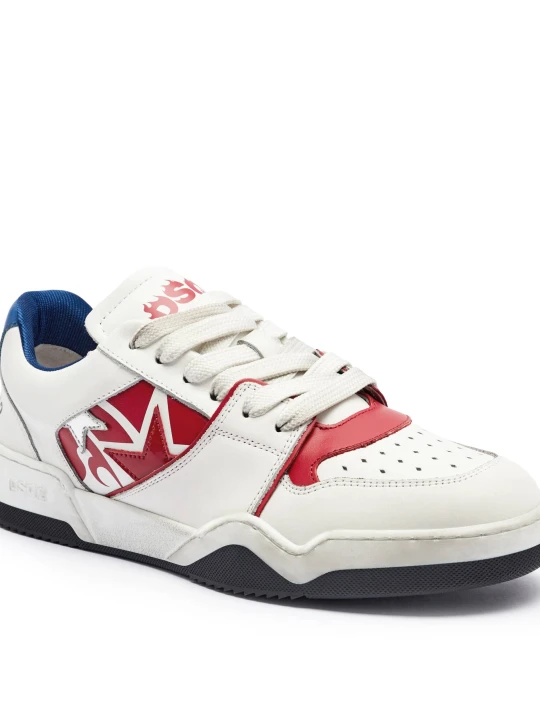 Zdjęcie produktu Dsquared2 Skórzane sneakersy Spiker biały