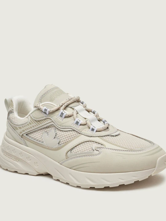 Zdjęcie produktu Dsquared2 Skórzane sneakersy Sprinter ecru