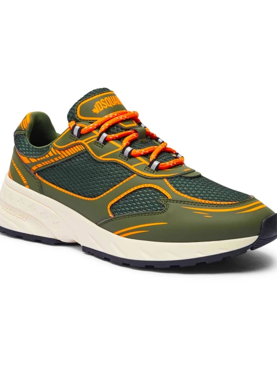 Zdjęcie produktu Dsquared2 Skórzane sneakersy Sprinter oliwkowy