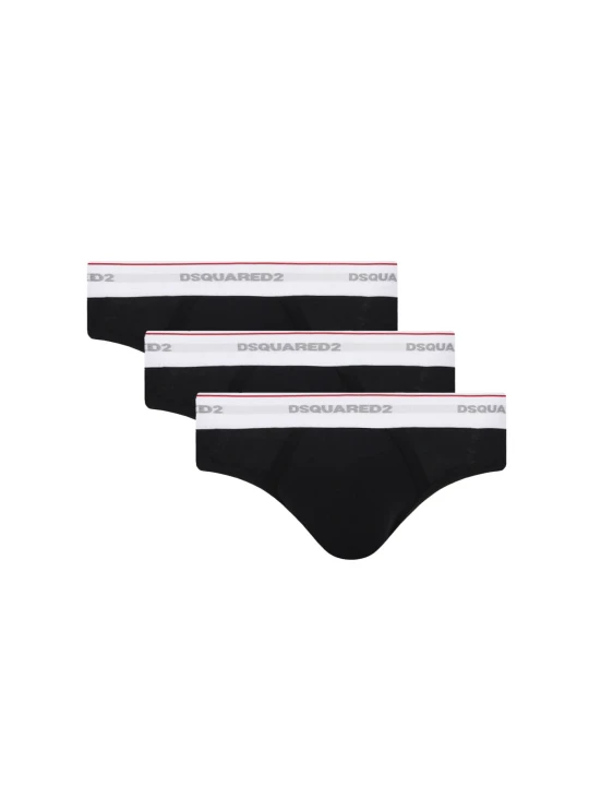 Zdjęcie produktu Dsquared2 Slipy 3-pack czarny