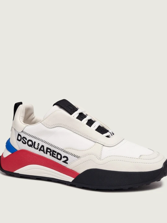 Zdjęcie produktu Dsquared2 Sneakersy D2 Flow | z dodatkiem skóry biały