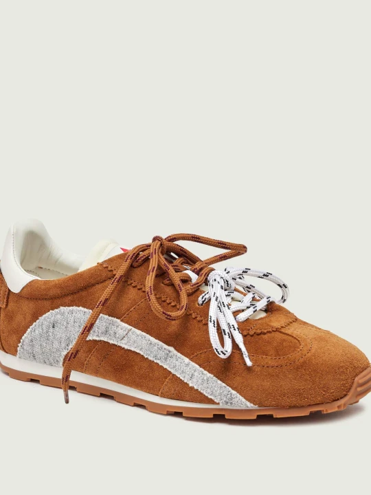 Zdjęcie produktu Dsquared2 Sneakersy DC-642 | zamsz brązowy