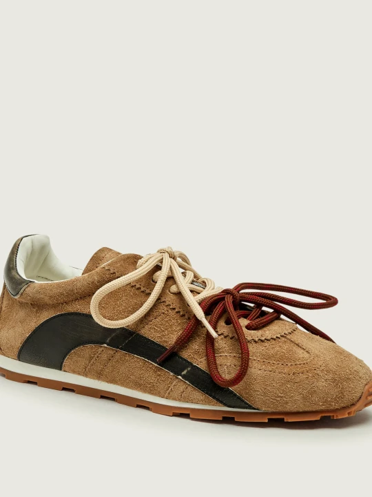 Zdjęcie produktu Dsquared2 Sneakersy DC-642 | zamsz beżowy