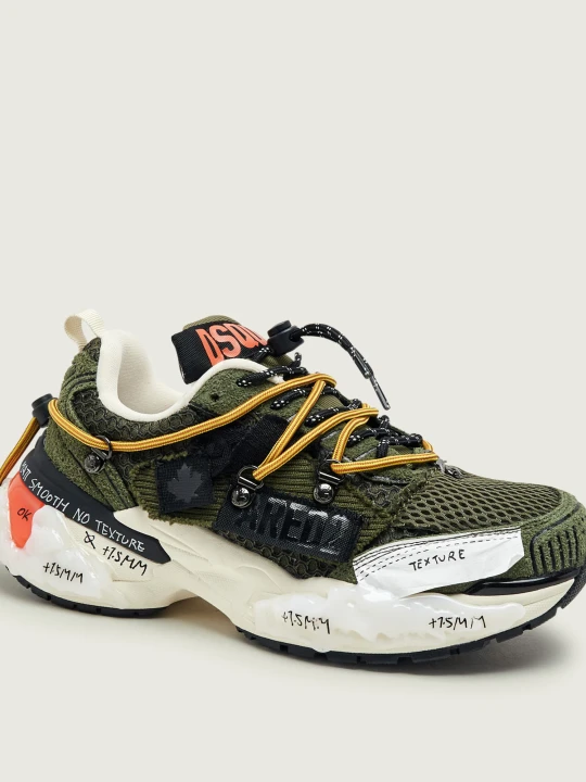 Zdjęcie produktu Dsquared2 Sneakersy Faster | zamsz zielony